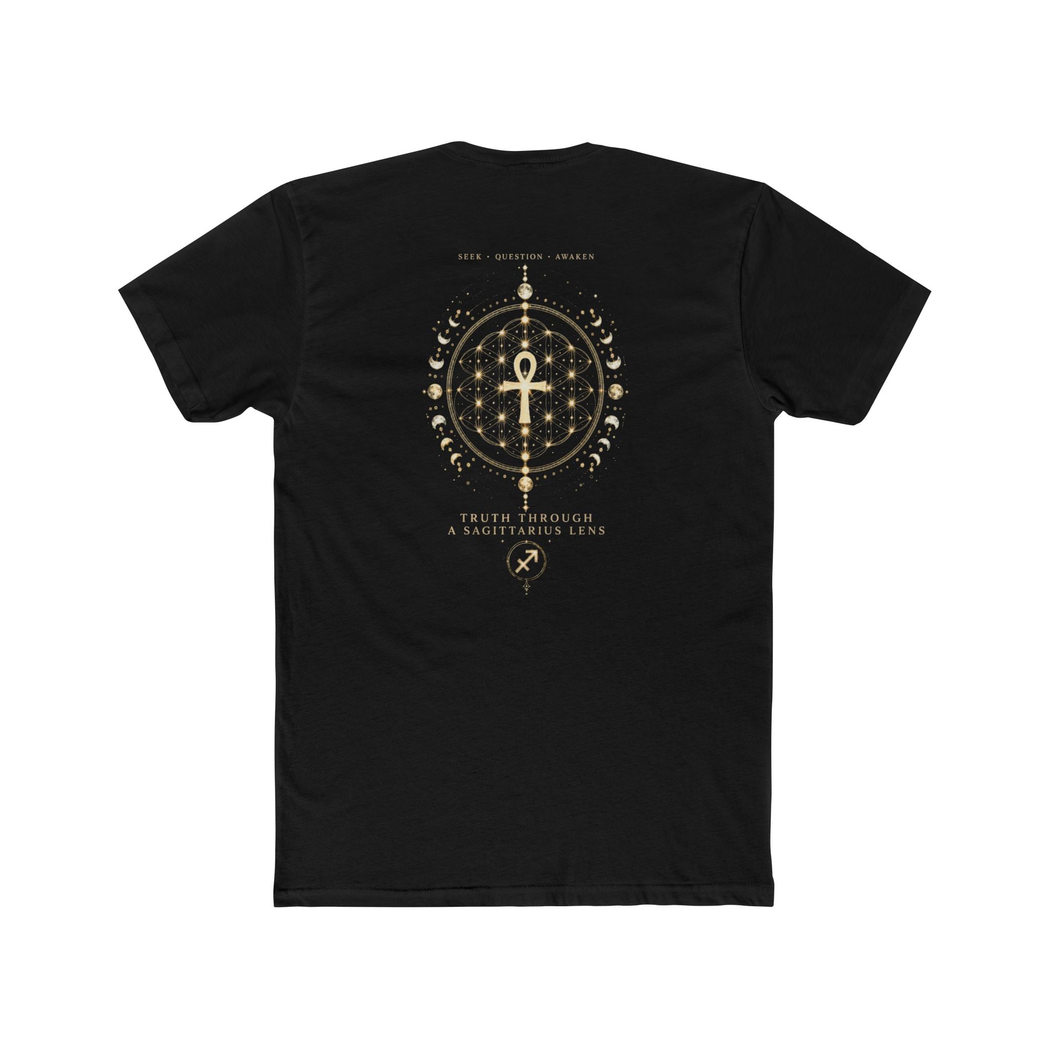 Mystic Eye & Ankh Tee — "There Is More Than What They Show" Spiritual Graphic T-Shirt