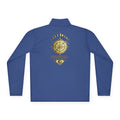 Compass Rose Quarter-Zip Pullover — Vintage Nautical Adventure Design