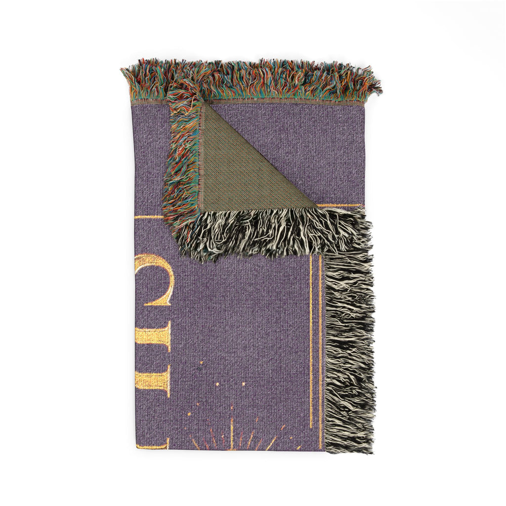 Silence Is the System Woven Blanket — Political Statement Throw for Activists & Home Decor