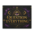 Question Everything Sagittarius Wall Canvas — Mystical Astrology Art