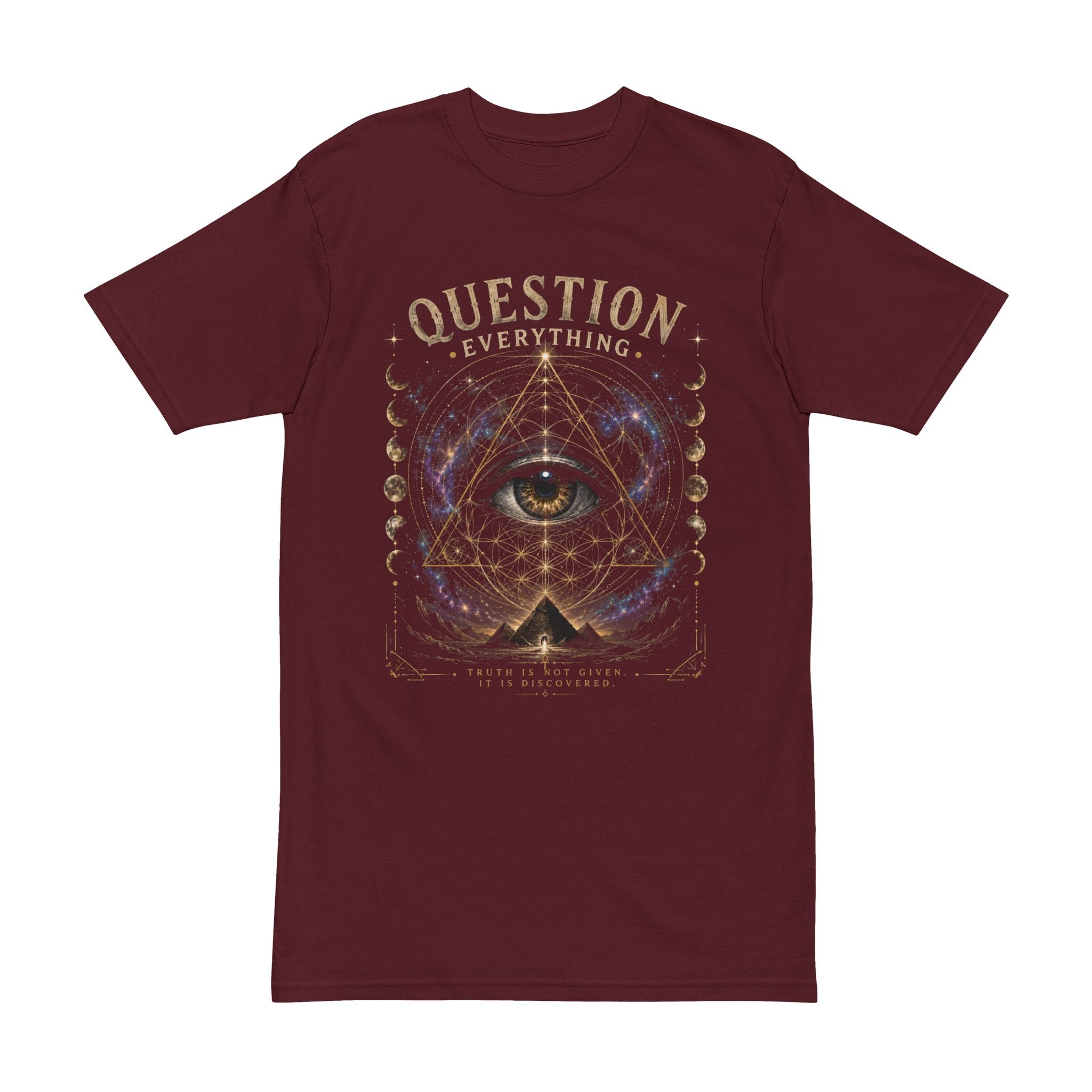 Question Everything Tee — Sagittarius Truth & Astrology Graphic T-Shirt
