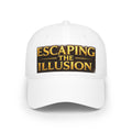 Escaping the Illusion Baseball Cap — Gold Text Low Profile Hat