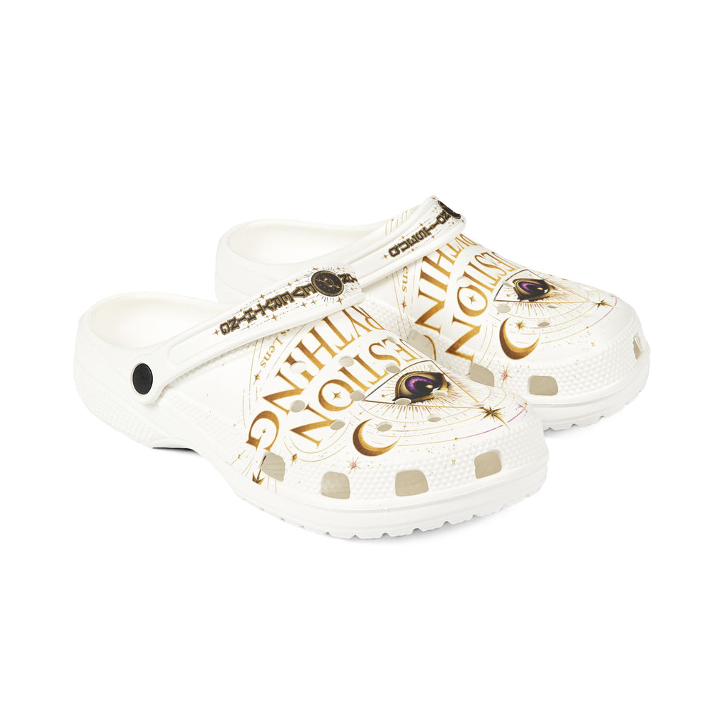 Mystic Eye EVA Foam Clogs — "Question Everything" Graphic