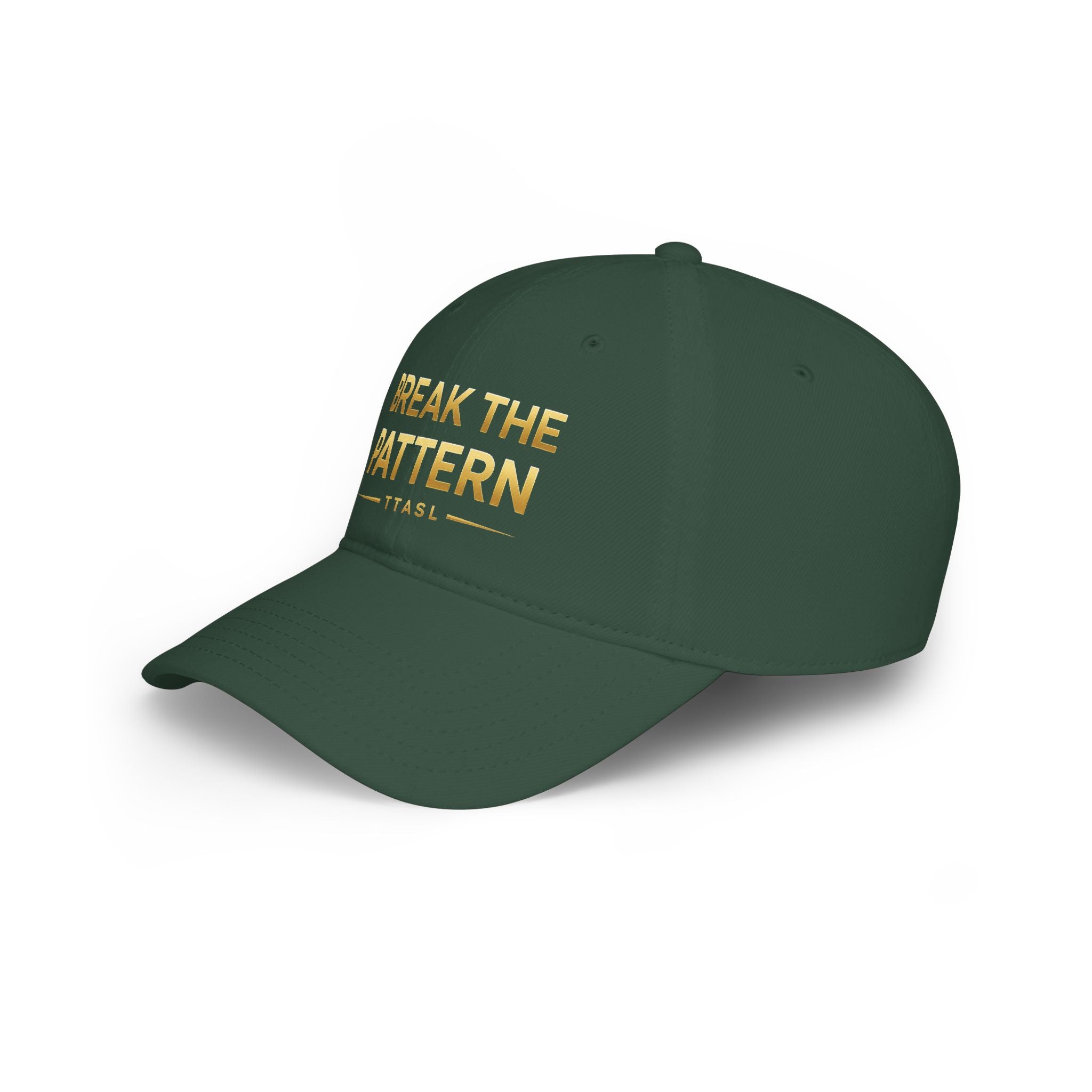 Break the Pattern Embroidered Cap — Motivational Low Profile Baseball Hat
