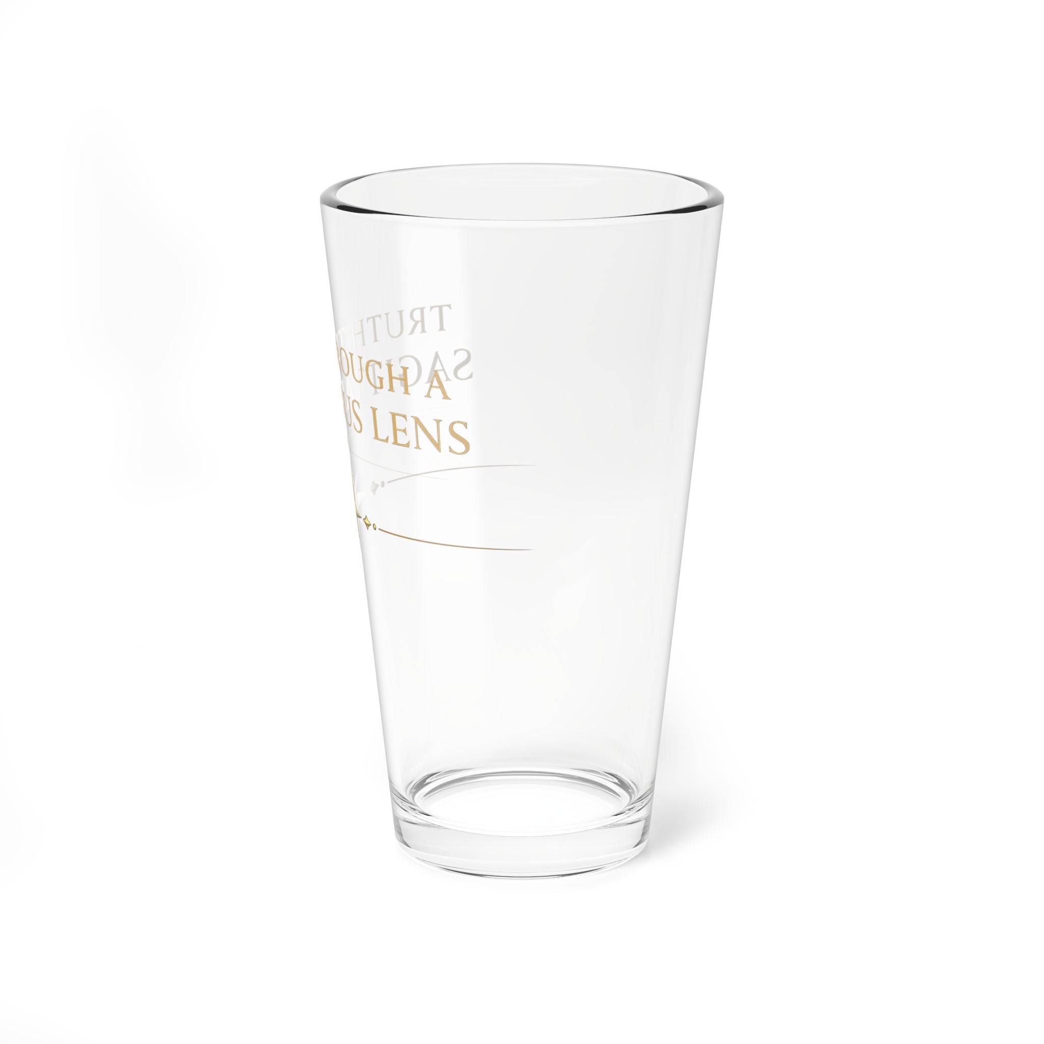 Sagittarius Mixing Glass 16oz — 'A Higher Truth Through a Sagittarius Lens' Zodiac Cocktail Pint