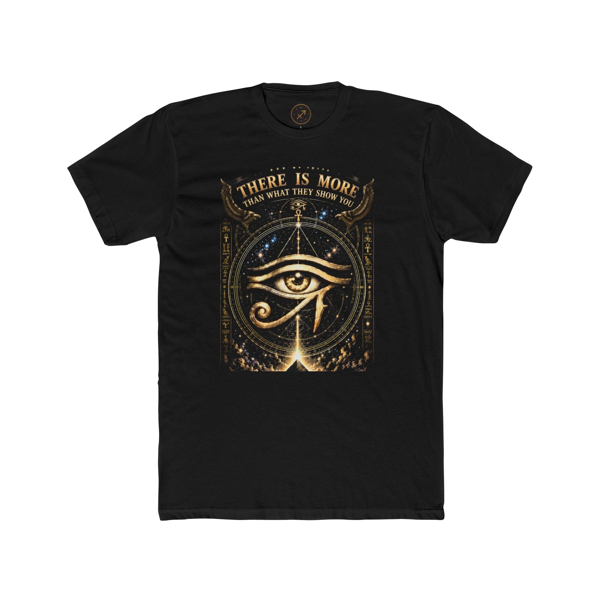Mystic Eye & Ankh Tee — "There Is More Than What They Show" Spiritual Graphic T-Shirt