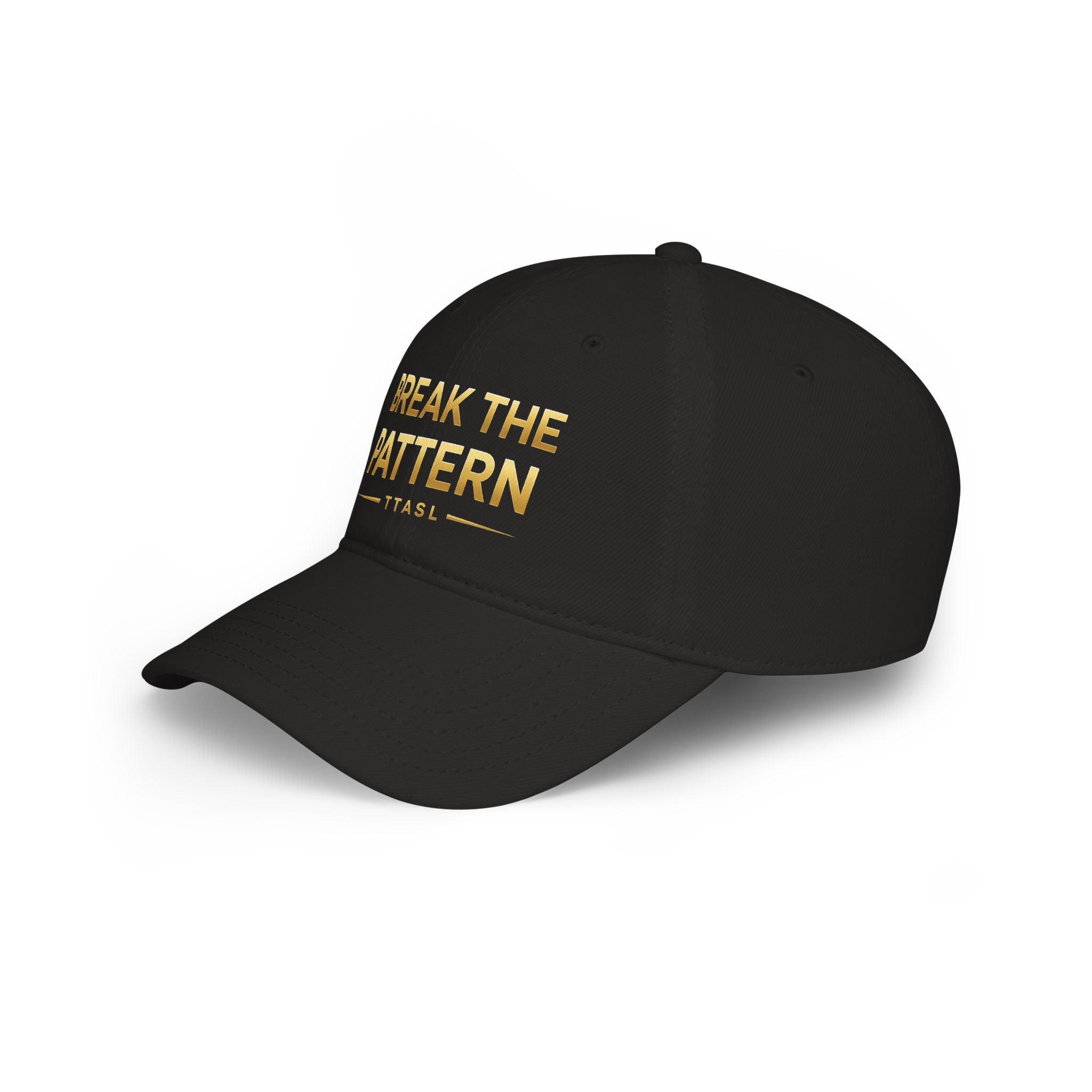 Break the Pattern Embroidered Cap — Motivational Low Profile Baseball Hat