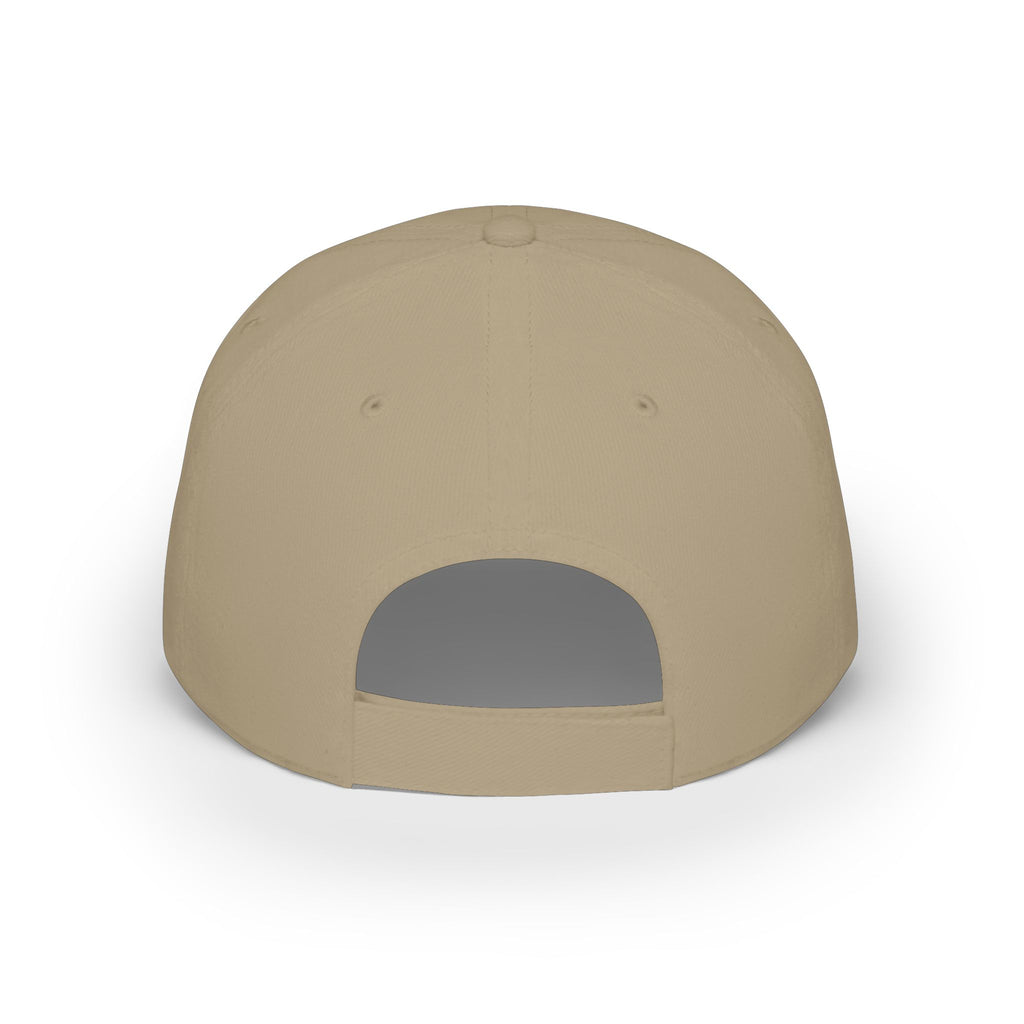 Escaping the Illusion Baseball Cap — Gold Text Low Profile Hat
