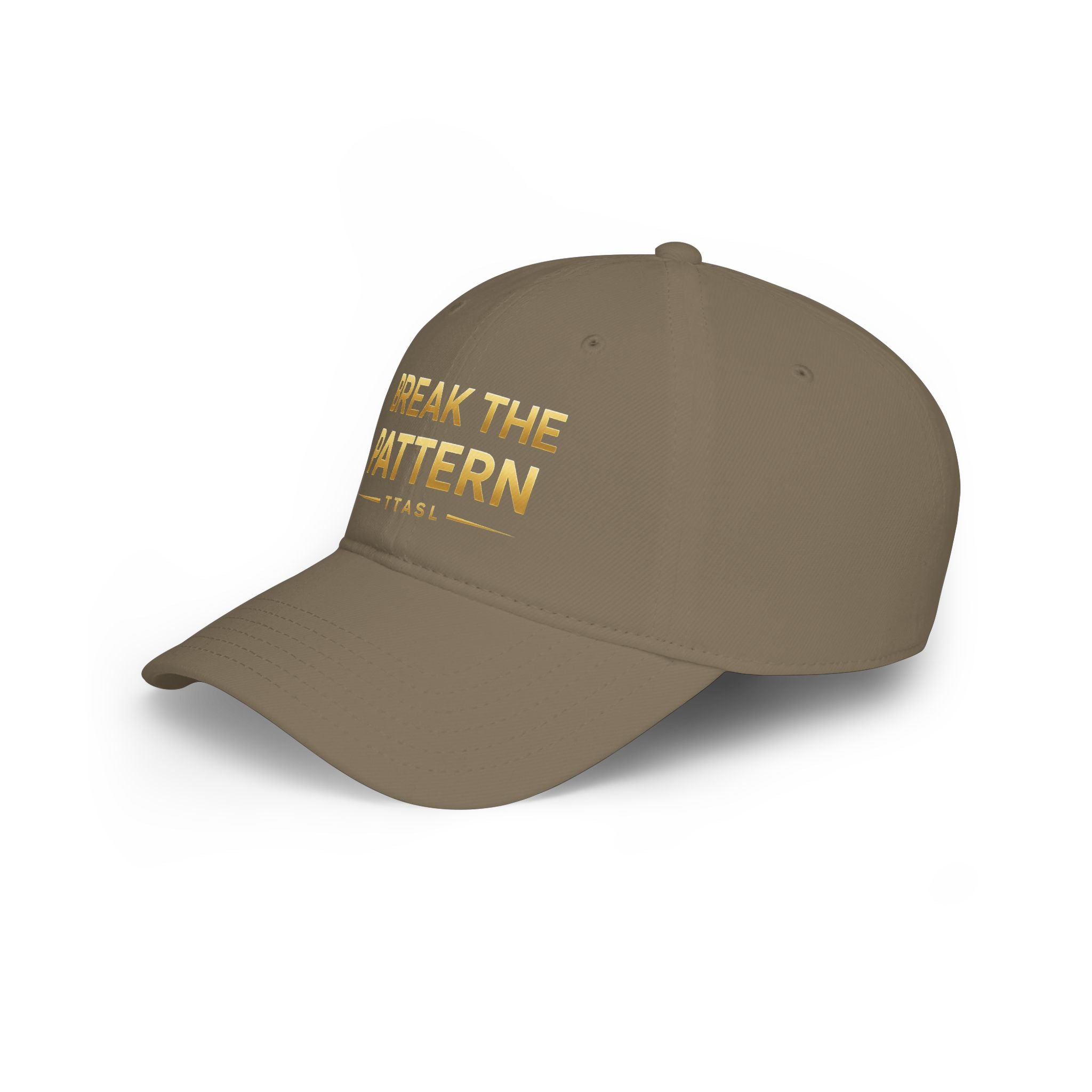 Break the Pattern Embroidered Cap — Motivational Low Profile Baseball Hat