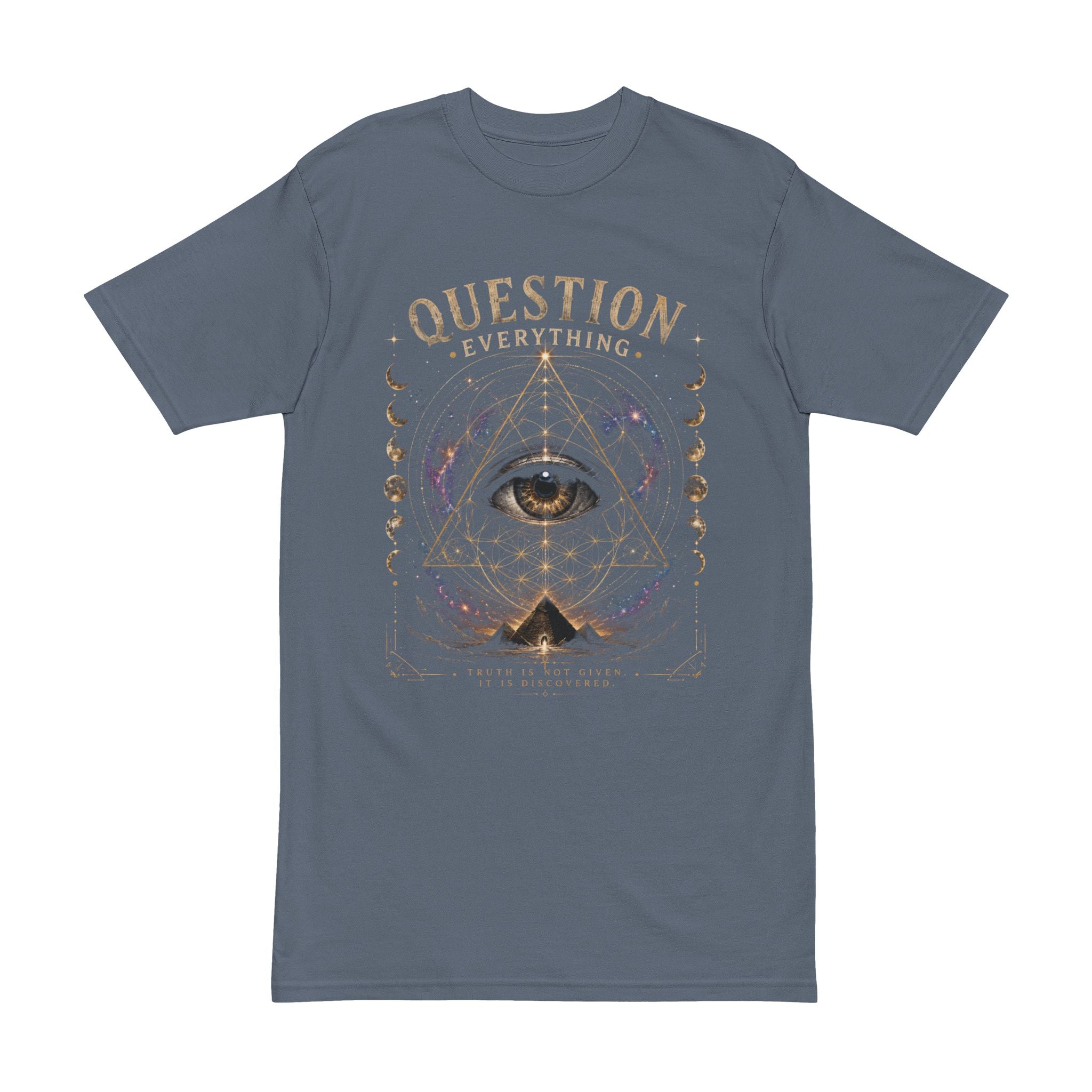 Question Everything Tee — Sagittarius Truth & Astrology Graphic T-Shirt