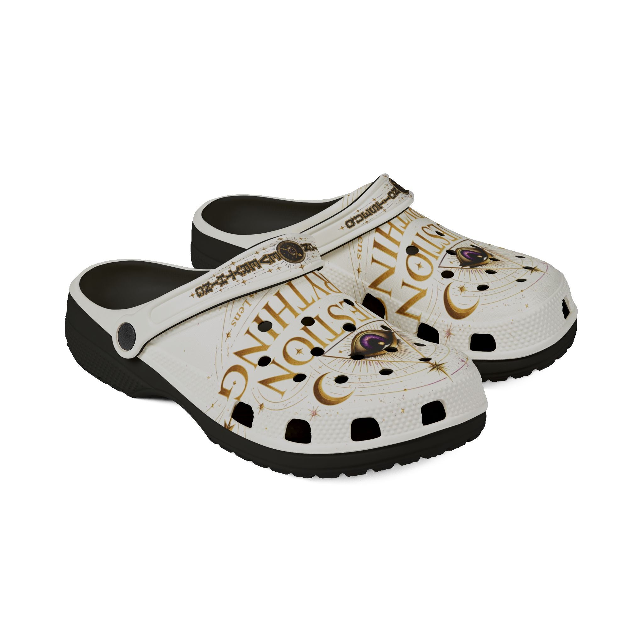 Mystic Eye EVA Foam Clogs — "Question Everything" Graphic