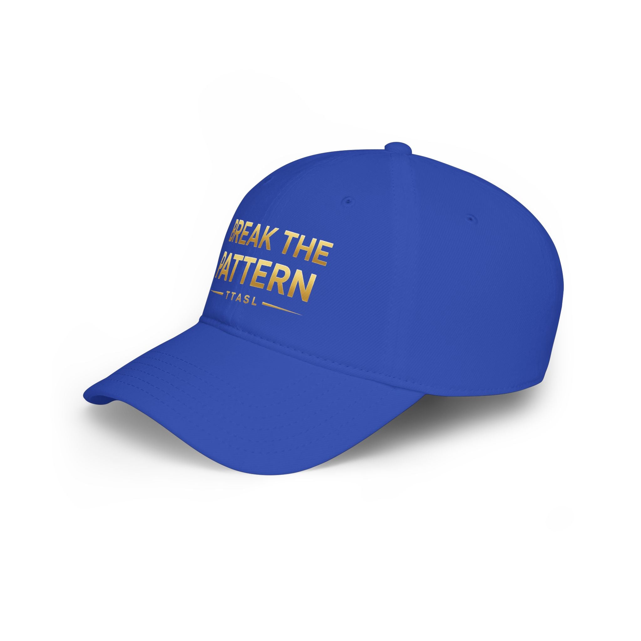 Break the Pattern Embroidered Cap — Motivational Low Profile Baseball Hat